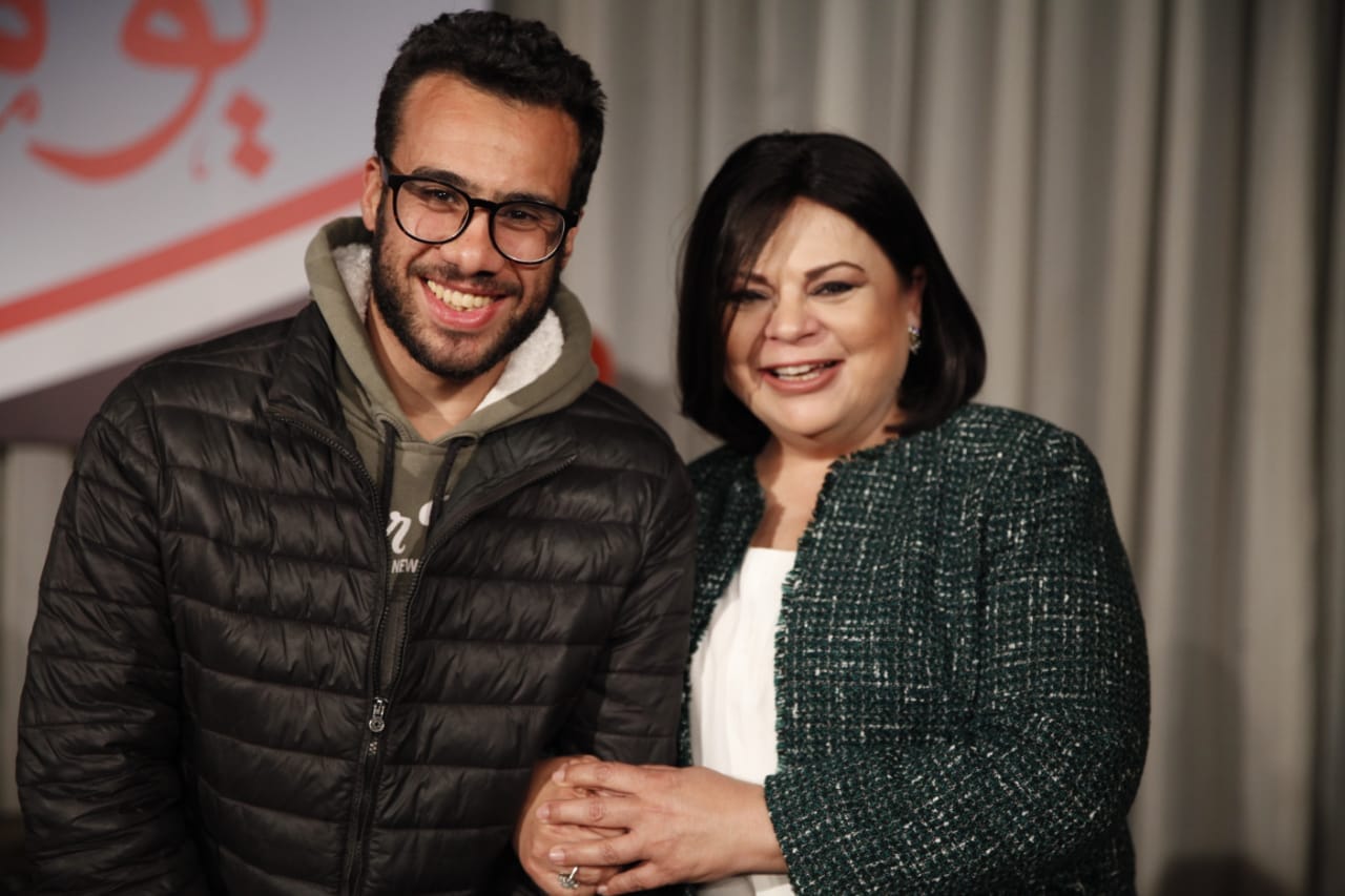 Magda Zaki With Mohammed Hassan Sound Engineer